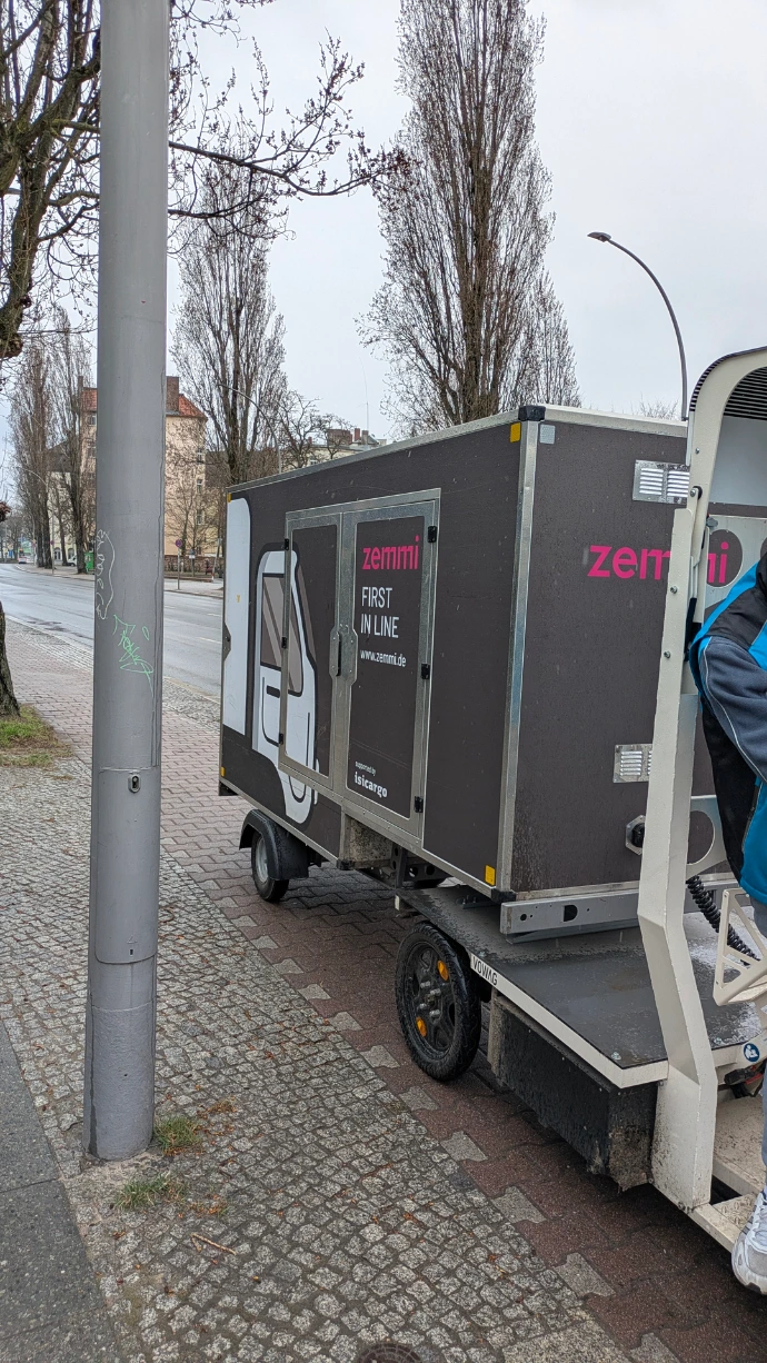 Unser zemmi Anhänger im Einsatz